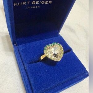 KURT GEIGER HALO RING SZ 7